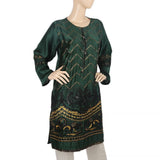 Women's Embroidered Kurti - Green, Women, Ready Kurtis, Chase Value, Chase Value