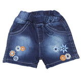 Newborn Girls Denim Short - Dark Blue, Kids, Newborn Girls Shorts Skirts And Pants, Chase Value, Chase Value