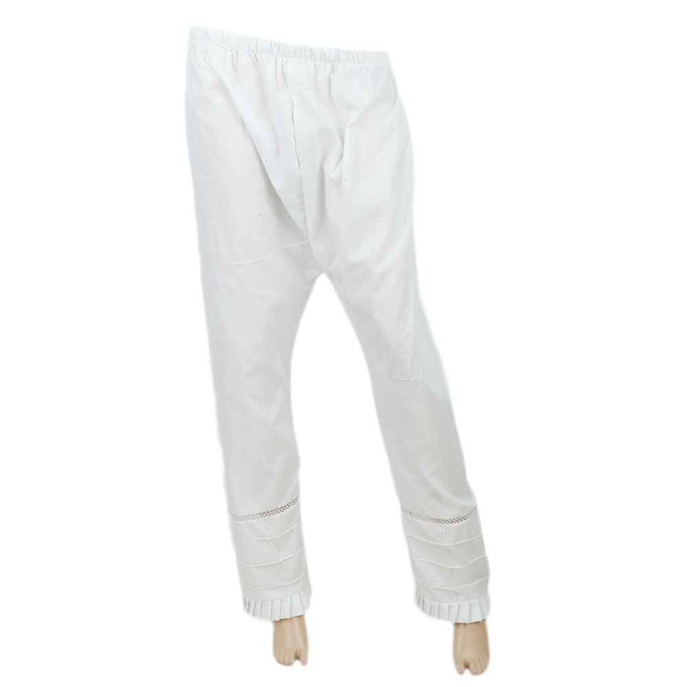 Women's Pentax With Filar Lace Trouser - White, Women, Pants & Tights, Chase Value, Chase Value