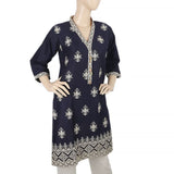 Women's Embroderied Kurti - Navy Blue, Women, Ready Kurtis, Chase Value, Chase Value