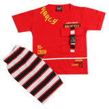 Boys Short Suit - Red, Boys Sets & Suits, Chase Value, Chase Value