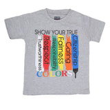 Boys Half Sleeves T-Shirt 3985 - Grey, Kids, Boys T-Shirts, Chase Value, Chase Value
