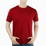 Men's Half Sleeves T-Shirt - Maroon, Men's T-Shirts & Polos, Chase Value, Chase Value