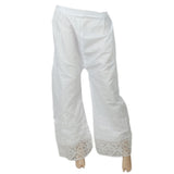 Women's Embroidered Bell Bottom Trouser - White, Women, Pants & Tights, Chase Value, Chase Value