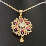 Women's Locket Set- Golden Red, Women, Chains & Lockets, Chase Value, Chase Value