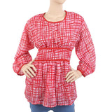 Women's Full Sleeve Top - Red, Women, T-Shirts And Tops, Chase Value, Chase Value