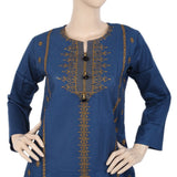 Women's Embordered 3 Piece Suit - Royal Blue, Women, Shalwar Suits, Chase Value, Chase Value