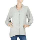 Women's Casual Shirt - Grey, Women, T-Shirts And Tops, Chase Value, Chase Value