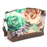 Women's Flower Printed Pouch - Coffee, Women, Wallets, Chase Value, Chase Value