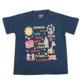 Boys Half Sleeves Jersey T-Shirt 4133 - Steel Blue, Kids, Boys T-Shirts, Chase Value, Chase Value