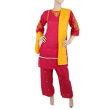 Women's Embordered 3 Piece Suit - Pink, Women, Shalwar Suits, Chase Value, Chase Value