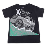 Boys Printed Half Sleeves T-Shirt 4747 - Navy Blue, Kids, Boys T-Shirts, Chase Value, Chase Value
