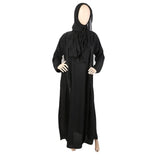 Women's Nag Patti Abaya - Black, Women, Abayas, Chase Value, Chase Value
