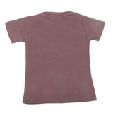 Boys Printed Half Sleeves T-Shirt 4738 - Dark Brown, Kids, Boys T-Shirts, Chase Value, Chase Value