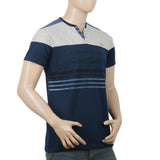 Men's Half Sleeves Round Neck T-Shirt - Steel Green, Men, T-Shirts And Polos, Chase Value, Chase Value