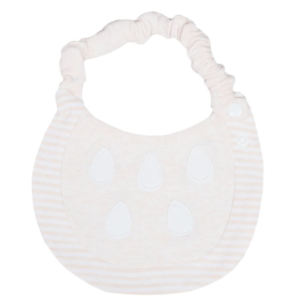 Newborn Cartoon Bib - Beige, Kids, Bibs, Chase Value, Chase Value
