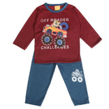 Boys Full Sleeves Suit - Maroon, Boys Sets & Suits, Chase Value, Chase Value