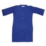 Girls Plain Khaddar Kurti - Royal Blue, Kids, Girls Kurti, Chase Value, Chase Value