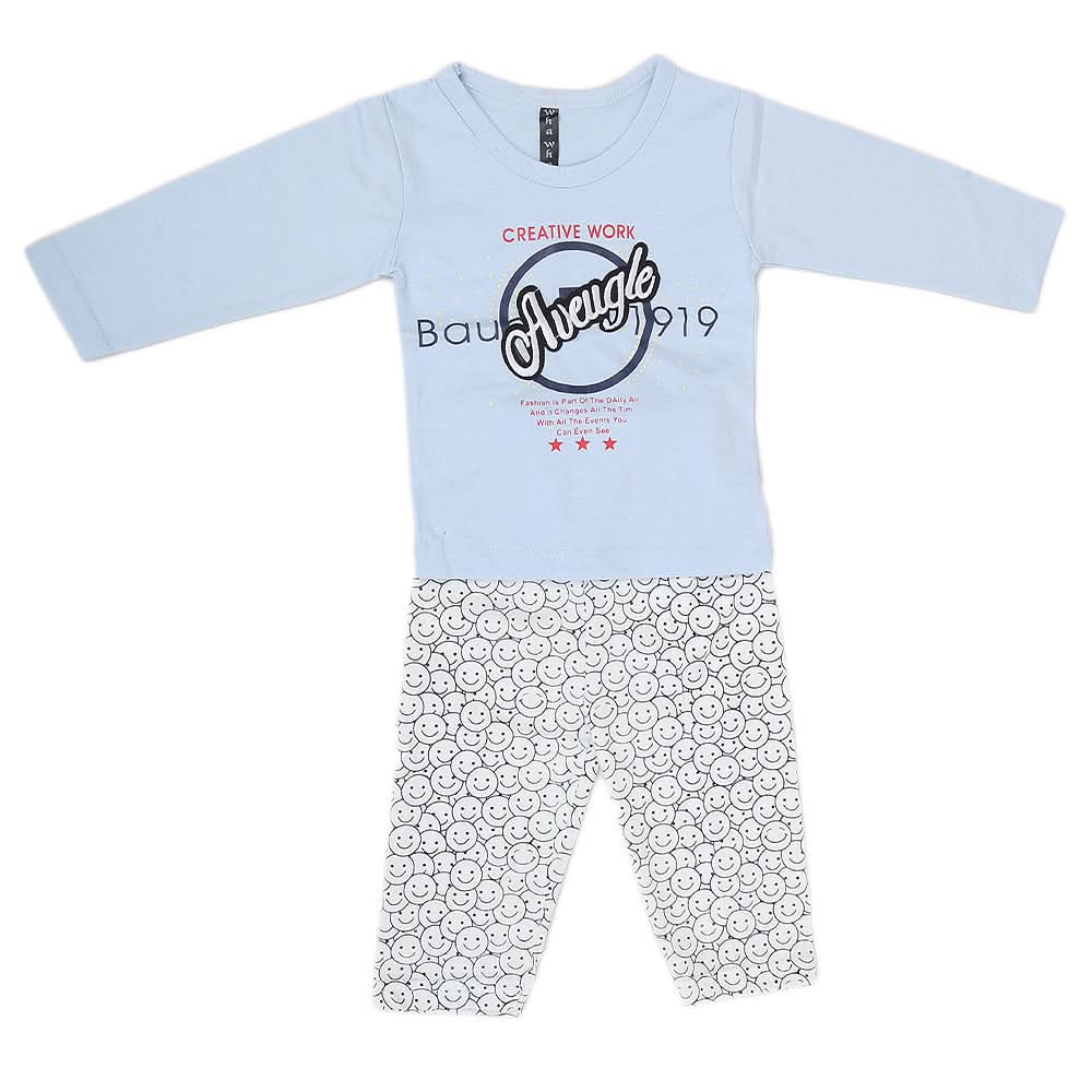Boys Full Sleeves Suit (42408) - Light Blue, Kids, Boys Sets And Suits, Chase Value, Chase Value