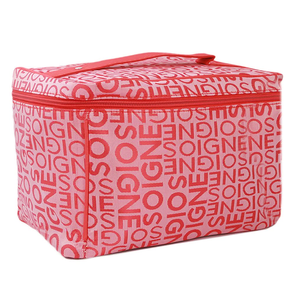 Cosmetic Bag - Red, Home & Lifestyle, Storage Boxes, Chase Value, Chase Value