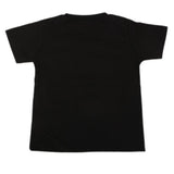 Boys Half Sleeves T-Shirt - Black, Kids, Boys T-Shirts, Chase Value, Chase Value