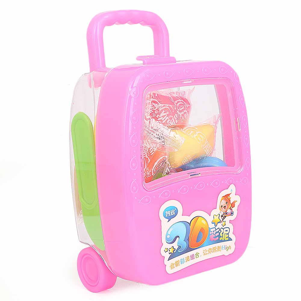 Luggage Clay Box For Kids - Pink, Kids, Clay And Slime, Chase Value, Chase Value