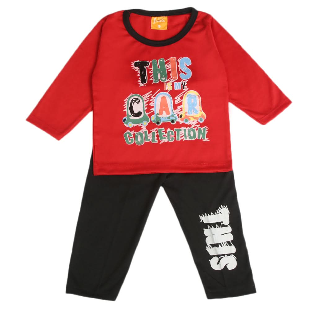 Boys Full Sleeves Suit - Red, Boys Sets & Suits, Chase Value, Chase Value