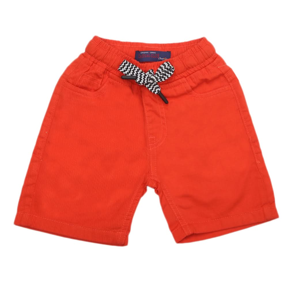 Boys Cotton Short - Orange, Kids, Boys Shorts, Chase Value, Chase Value