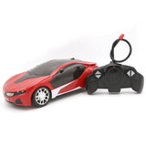 Remote Control Car 3D Light - Red, Kids, Remote Control, Chase Value, Chase Value