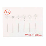 Scarf Pin 6 Pcs - Multi, Women, Scarf Pins & Brooches, Chase Value, Chase Value