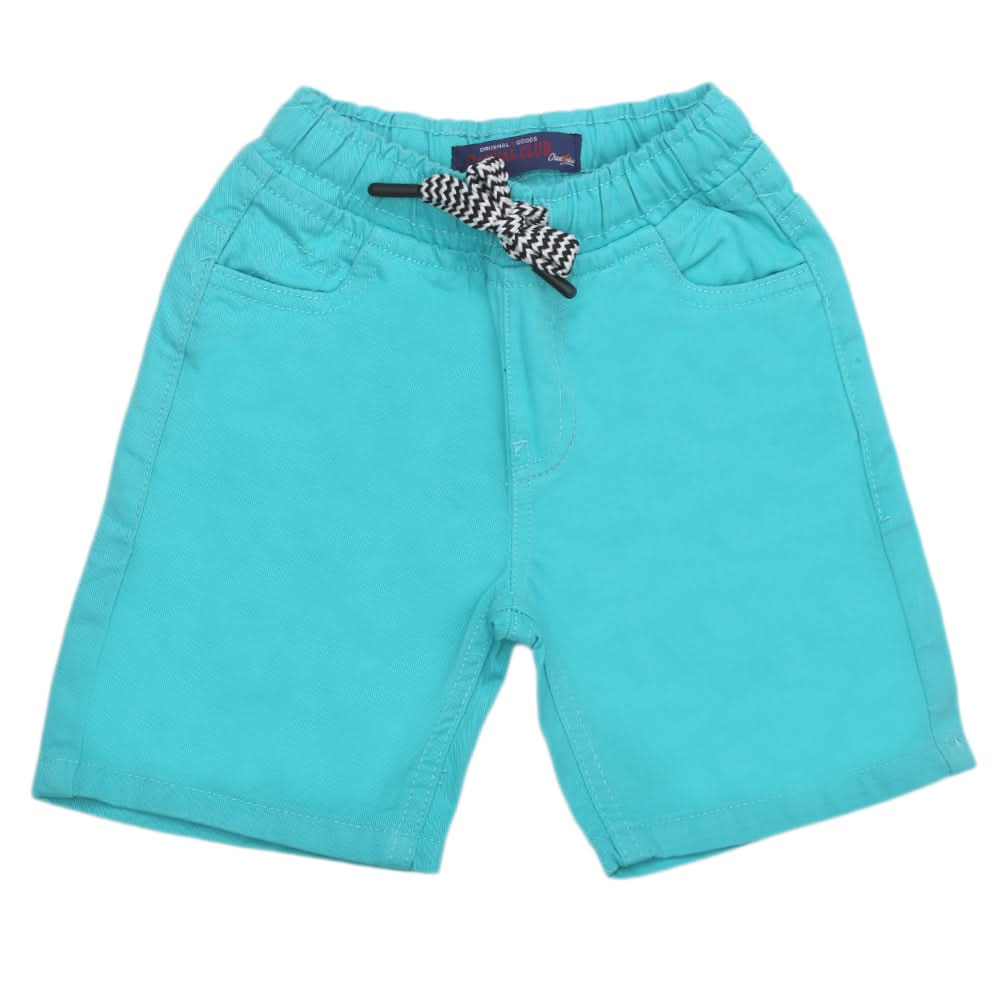Boys Cotton Short - Cyan, Kids, Boys Shorts, Chase Value, Chase Value