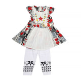 Girls 2 Pcs Half Sleeves Suit - Multi, Kids, Girls Sets And Suits, Chase Value, Chase Value