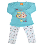 Girls Full Sleeves Suit - Sea Green, Girls Suits, Chase Value, Chase Value