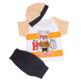 Newborn Boys Half Sleeves Suits - Orange, Kids, Newborn Boys Sets And Suits, Chase Value, Chase Value