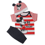 Newborn Boys Half Sleeves Suit - Red, Kids, New Born Boys Sets And Suits, Chase Value, Chase Value