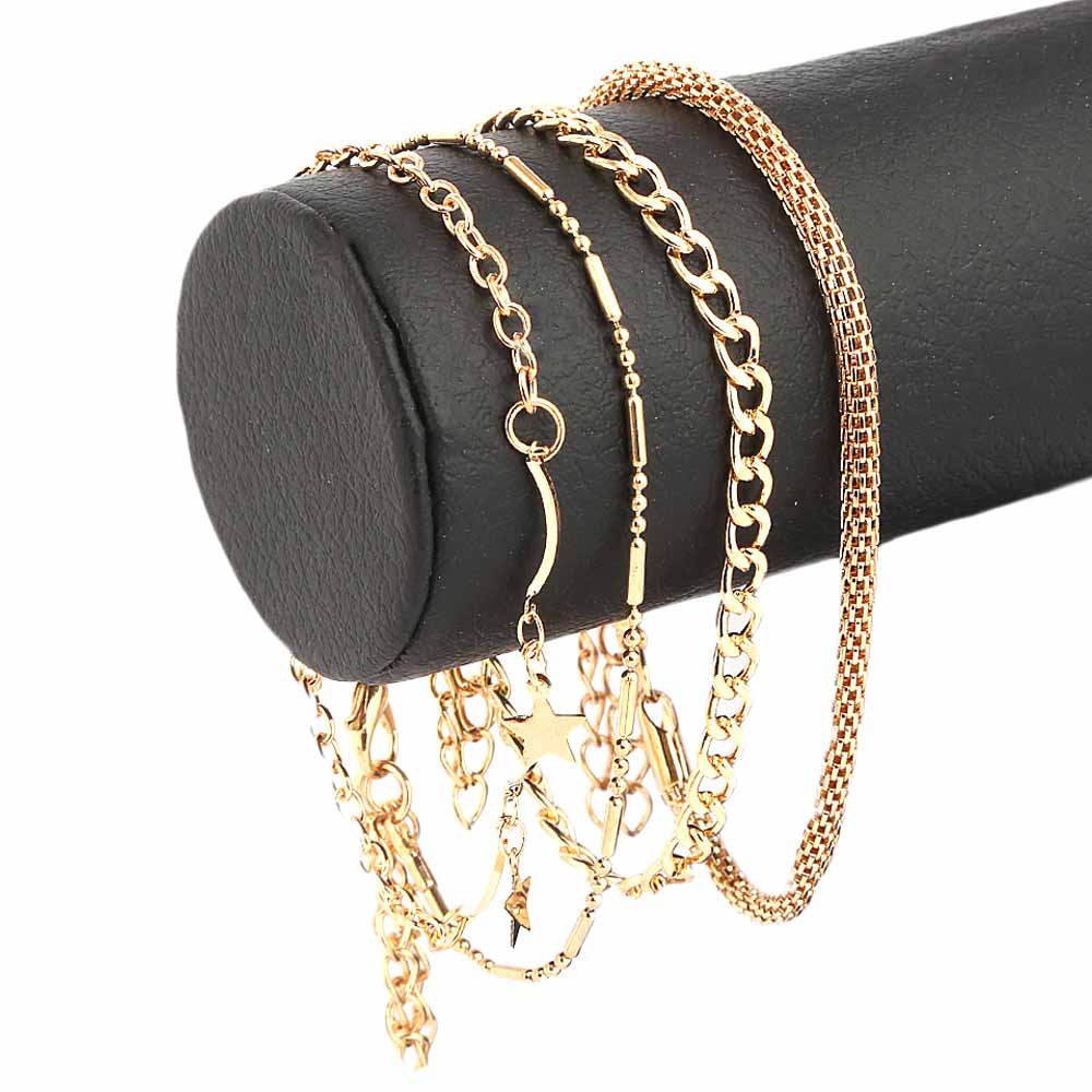 Women's Bracelet- Golden, Women, Bangles & Bracelets, Chase Value, Chase Value