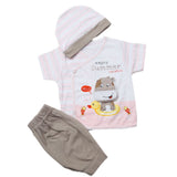 Newborn Boys Half Sleeves Suit - Pink, Kids, Newborn Boys Sets And Suits, Chase Value, Chase Value