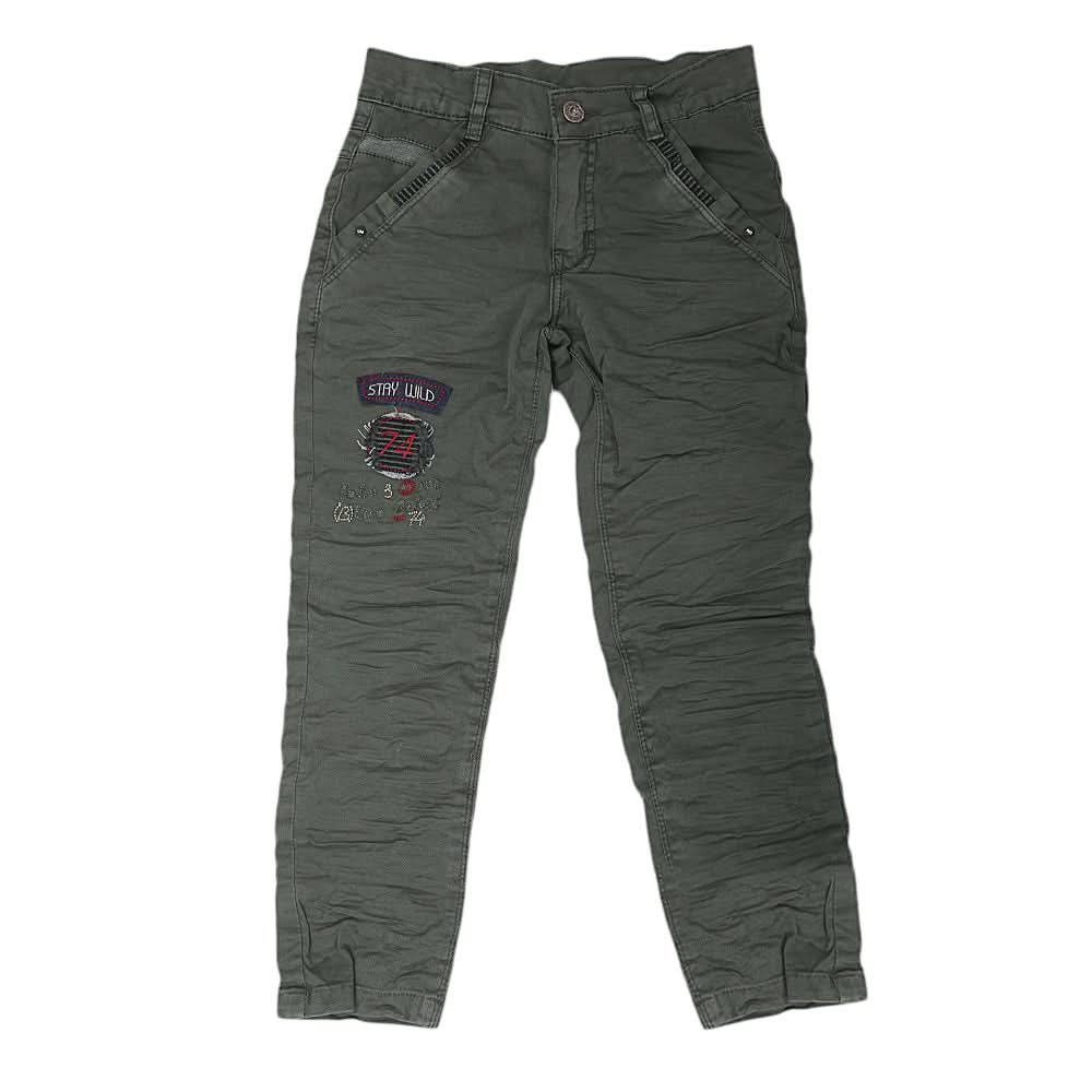 Boys Cotton Pant - Olive Green, Kids, Boys Pants, Chase Value, Chase Value