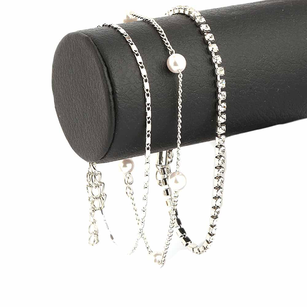 Women's Bracelet- Silver, Women, Bangles & Bracelets, Chase Value, Chase Value