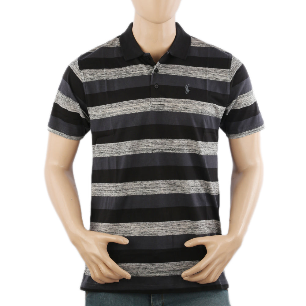 Men's Half Sleeves Polo T-Shirt - Grey, Men's T-Shirts & Polos, Chase Value, Chase Value