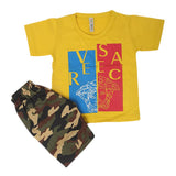Boys Half Sleeves Suit - Yellow, Kids, Boys Sets And Suits, Chase Value, Chase Value