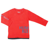 Boy's Full Sleeves T-Shirt 123 - Red, Kids, Boys T-Shirts, Chase Value, Chase Value