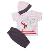 Newborn Boys Half Sleeves Suit - Pink, Kids, Newborn Boys Sets And Suits, Chase Value, Chase Value