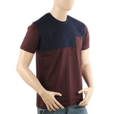 Men's Half Sleeves T-Shirt - Dark Blue, Men's T-Shirts & Polos, Chase Value, Chase Value