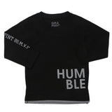 Boy's Full Sleeves T-Shirt 123 - Black, Kids, Boys T-Shirts, Chase Value, Chase Value