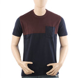 Men's Half Sleeves T-Shirt - Dark Brown, Men's T-Shirts & Polos, Chase Value, Chase Value