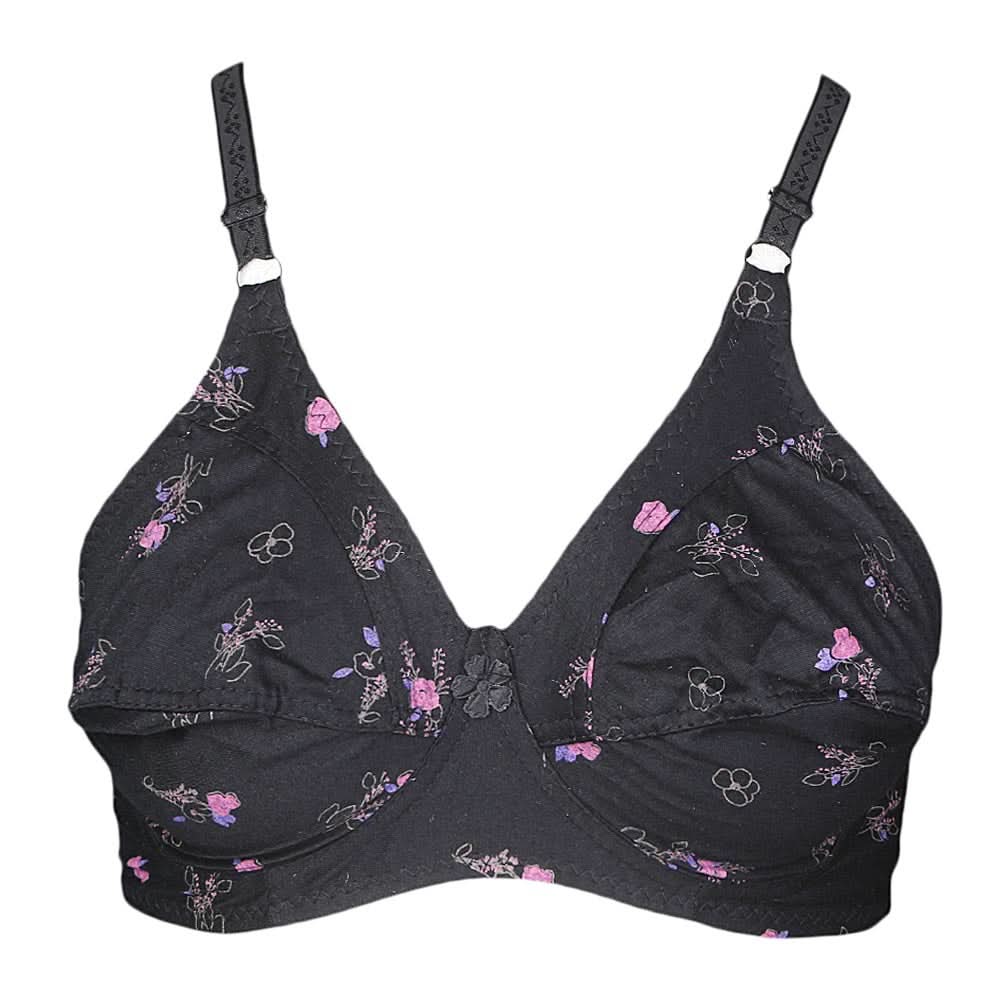 Women's Cotton Bra - Black, Women, Bras, Chase Value, Chase Value