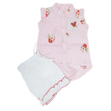 Newborn Girls Half Sleeves Short Suit - Pink, Kids, NB Girls Sets And Suits, Chase Value, Chase Value
