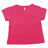 Newborn Girls Half Sleeves T-Shirt - Dark Pink, Kids, Newborn Girls T-Shirts, Chase Value, Chase Value