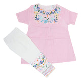 Newborn Girls Half Sleeves Suit 6B-130 - Pink, Kids, NB Girls Sets And Suits, Chase Value, Chase Value